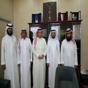 عميد شؤون الطلاب يعقد اجتماعاً مع مدير مكتب الضمان الاجتماعي بالمجمعة