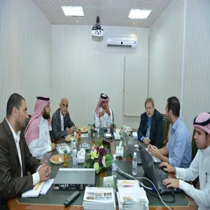 وفد هيئة الاعتماد الامريكية الخاصة بالبرامج الهندسية والتكنولوجية وعلوم الحاسبات ( ايبت-ABET)يزور عمادة التعليم الإلكتروني