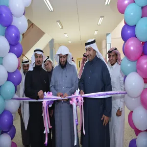 وكيل الجامعة يفتتح مشروع تحديث المعامل بأقسام الطالبات في كلية التربية بالمجمعة ويناقش احتياجات الكلية