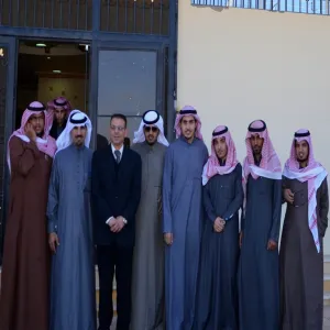 طلاب قسم القانون في زيارة المحكمة العامة بالمجمعة