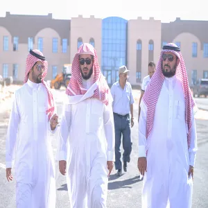 زيارة الدكتور ملسم بن محمد الدوسري للمباني العاجلة بكلية العلوم والدراسات الإنسانية برماح