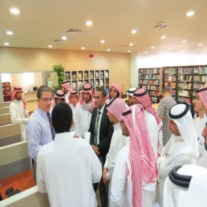 أسبوع المكتبة في جامعة المجمعة  تحت شعارتفوقي كتابي