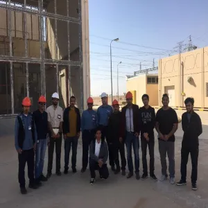 رحلة علمية لطلاب قسم الهندسة الكهربائية لمحطة كهرباء جلاجل