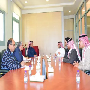 إدارة التخطيط الإستراتيجي تقوم بزيارة لعمادة البحث العلمي للتعريف بمؤشرات الخطة الإستراتيجية للجامعة