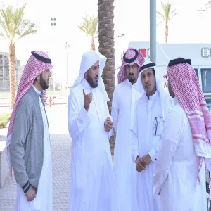 وكيل الجامعة يتفقد أعمال تهيئة المقر الجديد للخدمات الطبية في الجامعة