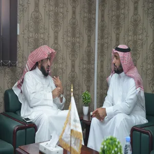 زيارة سعادة وكيل الجامعة لكلية العلوم والدراسات الإنسانية برماح