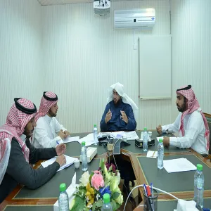 لجنة ترجمة محتوى البوابة الإلكترونية تعقد اجتماعها الأول برئاسة سعادة وكيل الجامعة الدكتور مسلم بن محمد الدوسري