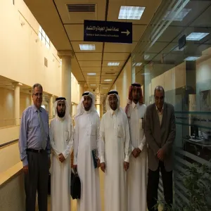 وفد من عمادة الجودة وتطوير المهارات بالجامعة يطلعون على تجربة جامعة القصيم في ضمان الجودة والاعتماد الأكاديمي