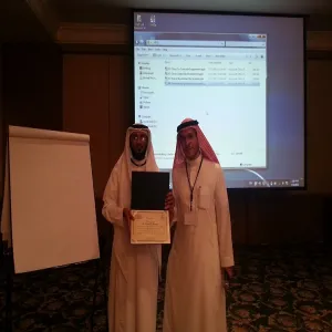 عميد شؤون الطلاب ووكيل العمادة للأنشطة يشاركون في ورشة تدريبية لمركز القيادة الأكاديمية