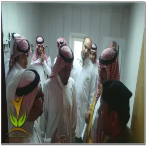 الخدمات الطبية المتنقلة في حفل الملتقى الطلابي المقام في كلية العلوم والدراسات الإنسانية برماح