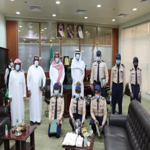 Department of Security in Zulfi is honored by Dean of Education College