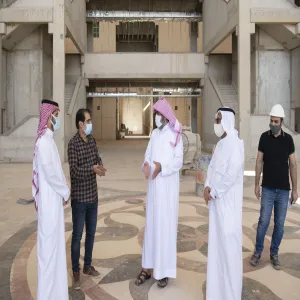 VICE-RECTOR INSPECTS URGENT BUILDINGS PROJECT IN MAJMAAH
