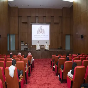 VICE-RECTOR IN A MEETING WITH GRADUATE STUDENTS OF COLLEGE OF APPLIED MEDICAL SCIENCE