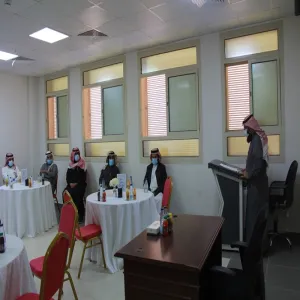 A meeting held with the college staff about the educational process