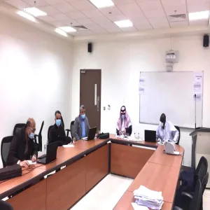 الكلية تشارك بالزيارة الافتراضية لعمادة الجودة وتطوير المهارات بالجامعة