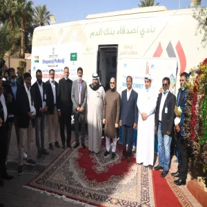 الجامعة تنفذ مبادرة حملة التبرع بالدم في السفارة الهندية