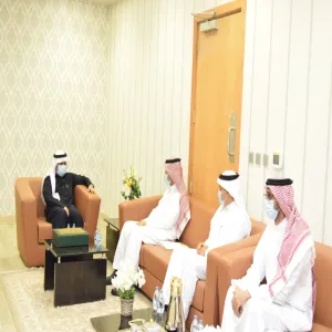 A delegation of Deanship of Scientific Research on a visit to Vice-Rector
