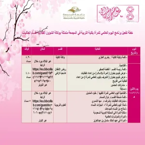Invitation to a workshop on “International Women's Day”