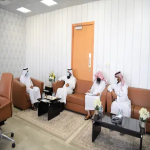 د. الرميح يستقبل عميد كلية العلوم والدراسات الانسانية بالغاط ووكلاء الكلية
