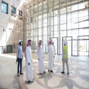 وكيل الجامعة يتفقد مراحل العمل في مشاريع ومرافق الجامعة بالمجمعة وحوطة سدير