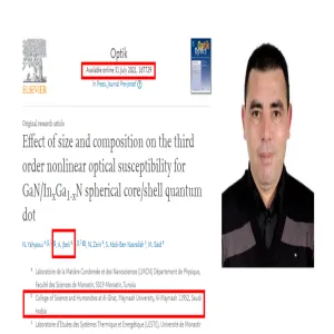 A research published in an ISI journal