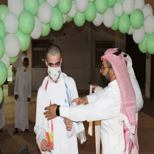 كلية العلوم بالزلفي تنظم احتفالا بمناسبة اليوم الوطني بمركز التأهيل الشامل