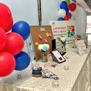 ‏ الكلية تقيم فعالية اليوم العالمي للتوحد