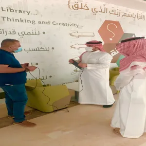 عميد شؤون المكتبات يقف على متابعة استكمال مشروع المكتبة الذكية بكلية العلوم الطبية التطبيقية والطب