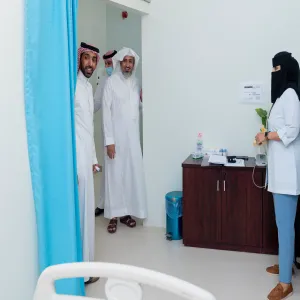 وكيل الجامعة يتفقد مقر الخدمات الطبية بالمدينة الجامعية بالمجمعة