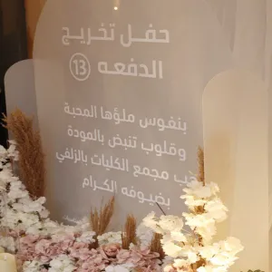 حفل تخريج الدفعة رقم (13)