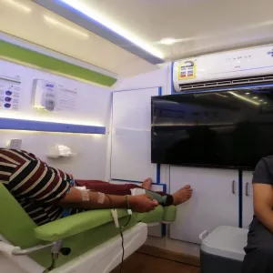 الجامعة تنفذ حملة للتبرع بالدم بالتعاون مع جمعية حفظ النعمة بمحافظة الغاط