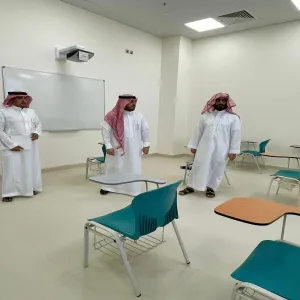 عميد الكلية التطبيقية يتفقد المقر الجديد لأقسام الطالبات في مجمع الطالبات بالمدينة الجامعية بالمجمعة