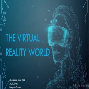 لقاء علمي بقسم علوم الحاسب والمعلومات بعنوان: “ Virtual and Augmented Reality ”