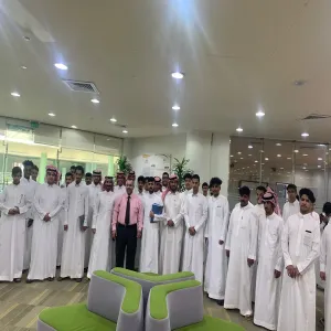 طلاب الكلية التطبيقية يشاركون بالحضور في فعاليات أسبوع المكتبة