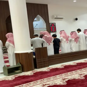 إقامة صلاة الإستسقاء بجامع الإسكان بالمجمعة
