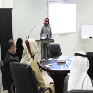 افتتاح السلسة التدريبية لموظفين عمادة القبول والتسجيل