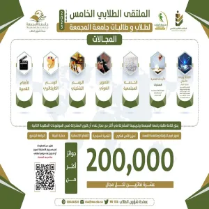 انطلاق الملتقى الطلابي الخامس للعام الجامعي 1444هـ
