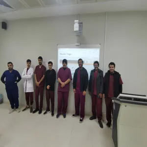 عرض المشاريع البحثية لطلاب برنامج المعلوماتية الصحية بقسم الصحة العامة