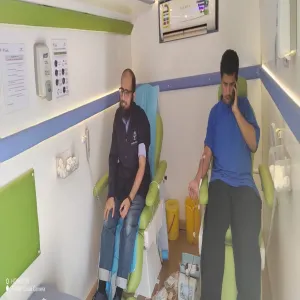 الجامعة تنفذ حملة للتبرع بالدم في المعهد المهني الصناعي بحوطة سدير