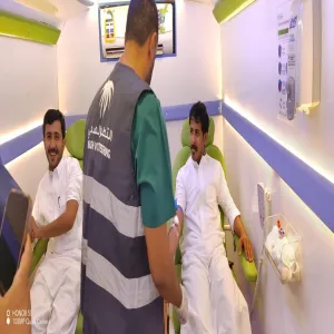 الجامعة تنفذ حملة للتبرع بالدم في ممشى طريق الأمير سلطان