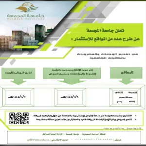 طرح فرص استثمارية