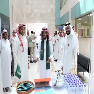 احتفال منسوبي عمادة القبول والتسجيل بمناسبة اليوم الوطني الـثالث والتسعين