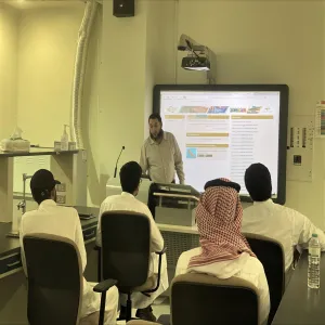 قسم الكيمياء يقيم دورة تدريبية على استخدام منصة التعليم الإلكتروني البلاك بورد