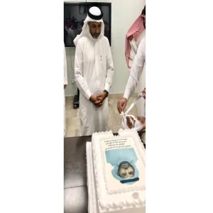 منسوبو وكالة الجامعة للدراسات العليا والبحث العلمي وأمانة مجلس الجامعة  يحتفلون بتكليف أ.د. الشهري وكيلاً للجامعة للدراسات العليا والبحث العلمي