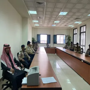 الأمن الجامعي يقيم دورة تدريبية لحراس الأمن بقسم الأمن الجامعي برماح