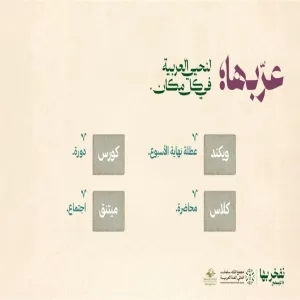 عمادة شؤون الطلاب تحتفي باليوم العالمي للغة العربية 2023