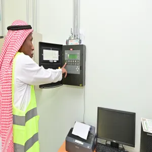 الإدارة العامة للصحة المهنية والبيئة تُنفذ فرضية إخلاء لمبنى إدارة الجامعة والعمادات المساندة