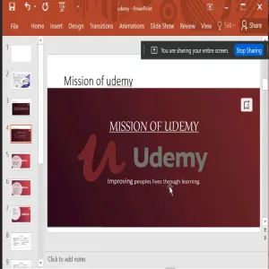 وحدة مصادر المعرفة تقيم دورة تدريبية بعنوان : موقع Udemy