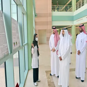وكيل الجامعة للدراسات العليا والبحث العلمي يفتتح فعاليات يوم البحث العلمي والابتكار السنوي الثالث بكلية العلوم الطبية التطبيقية