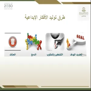 وحدة الابتكار وريادة الأعمال تقيم دورة بعنوان القيادات الإبداعية